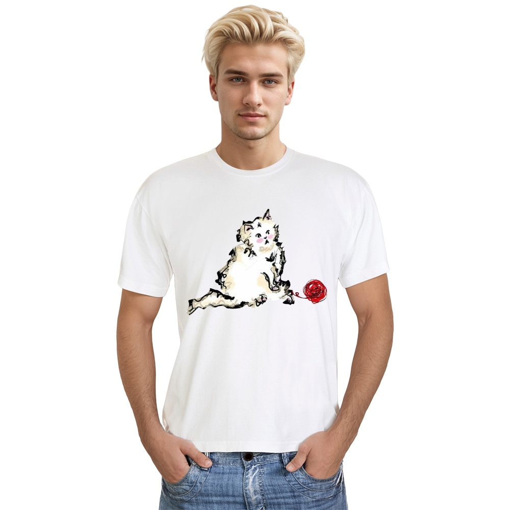 T-shirt Chaton et Jouet