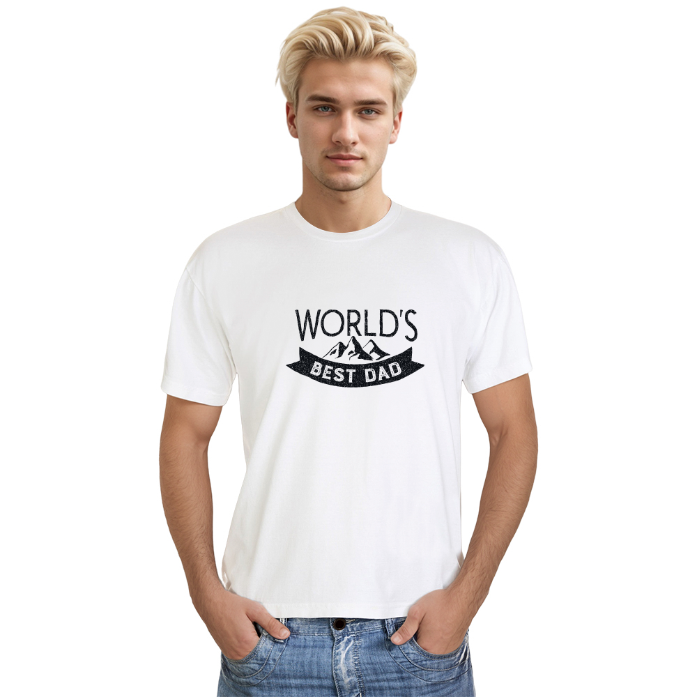 T-shirt Adulte 'World's best dad' Costume