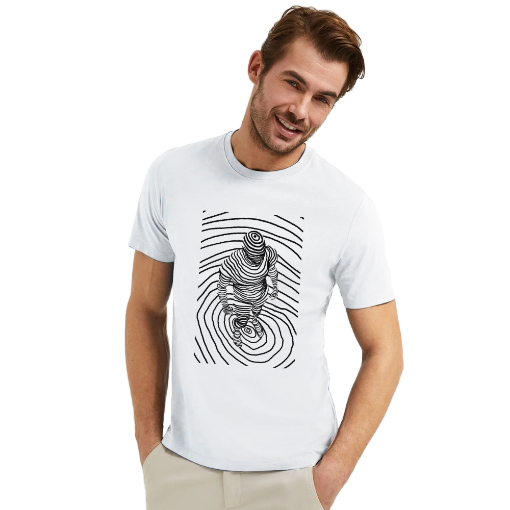 T-shirt L'homme qui se tenait dans le vortex