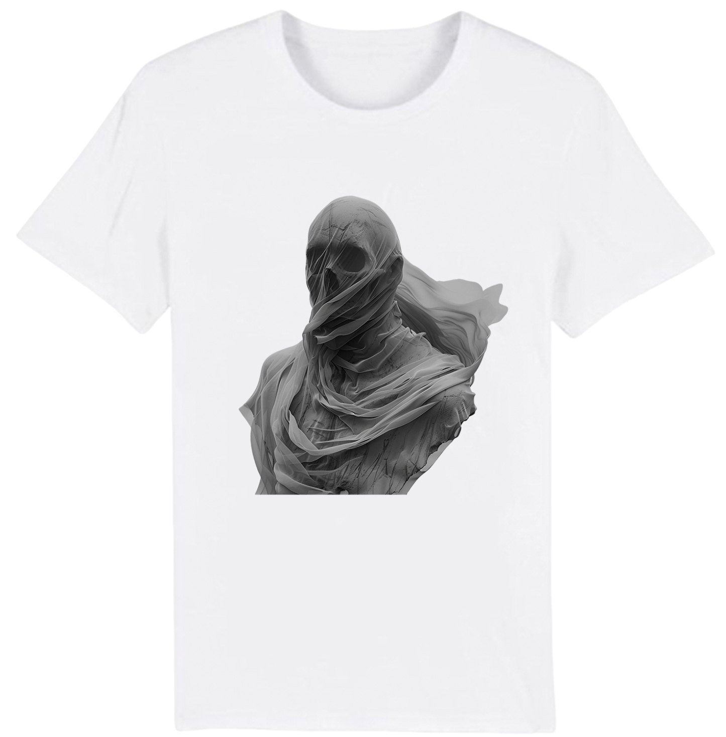 T-shirt Adulte Art Horreur Squelette Sculpture Costume
