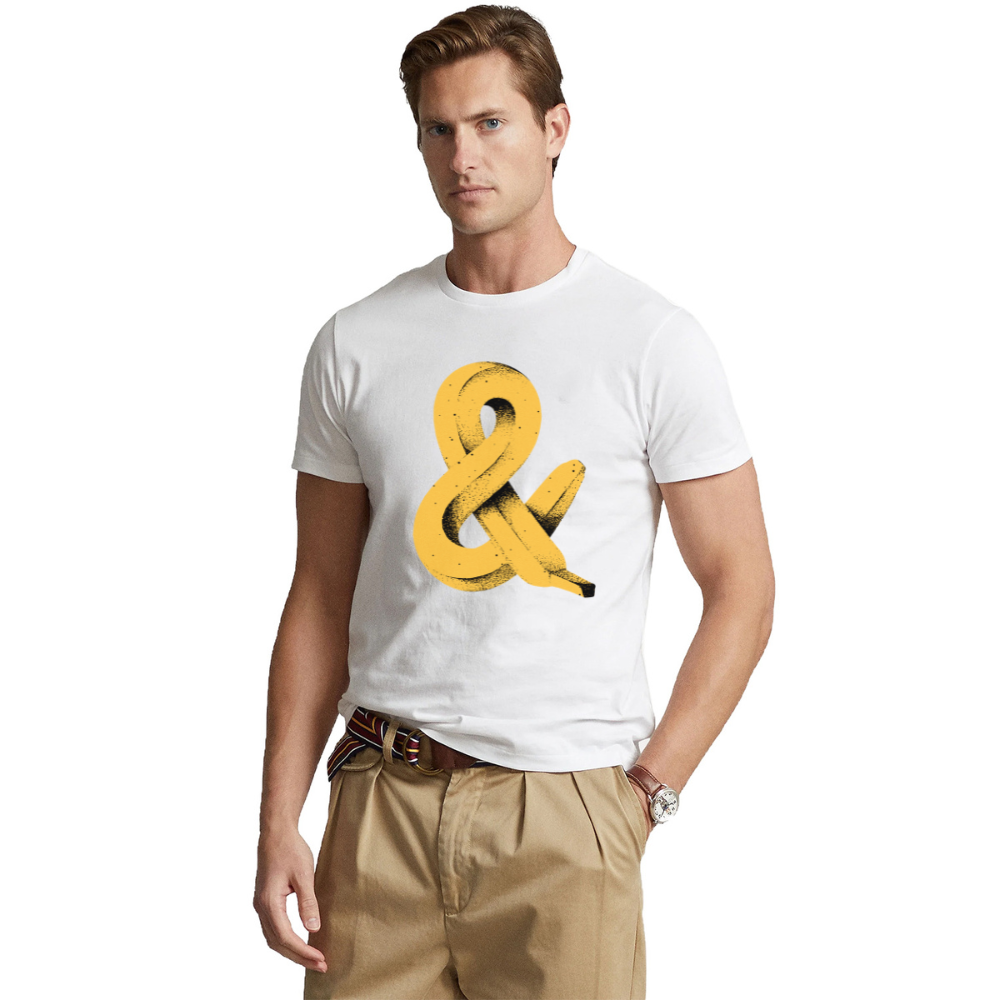 T-shirt Banane Jaune Dessin Original