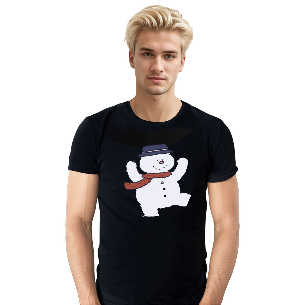 T-shirt Bonhomme de Neige de Noël