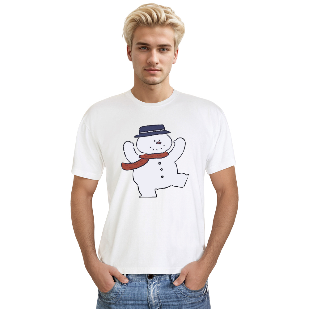 T-shirt Bonhomme de Neige de Noël