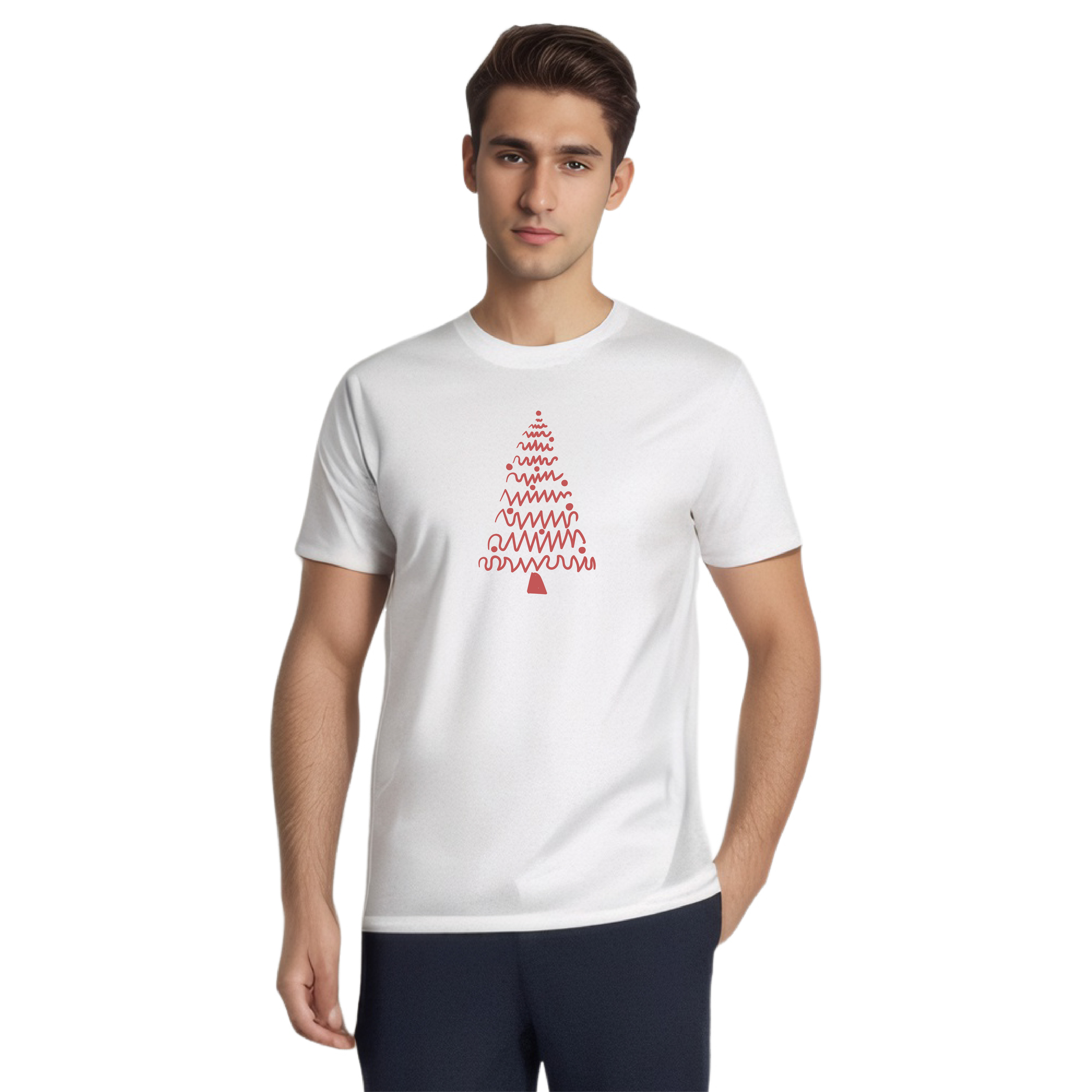T-shirt Mignon Sapin de Noël Simple Pour Noël VER.3