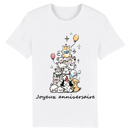 T-shirt Adulte 'Joyeux Anniversaire' Costume