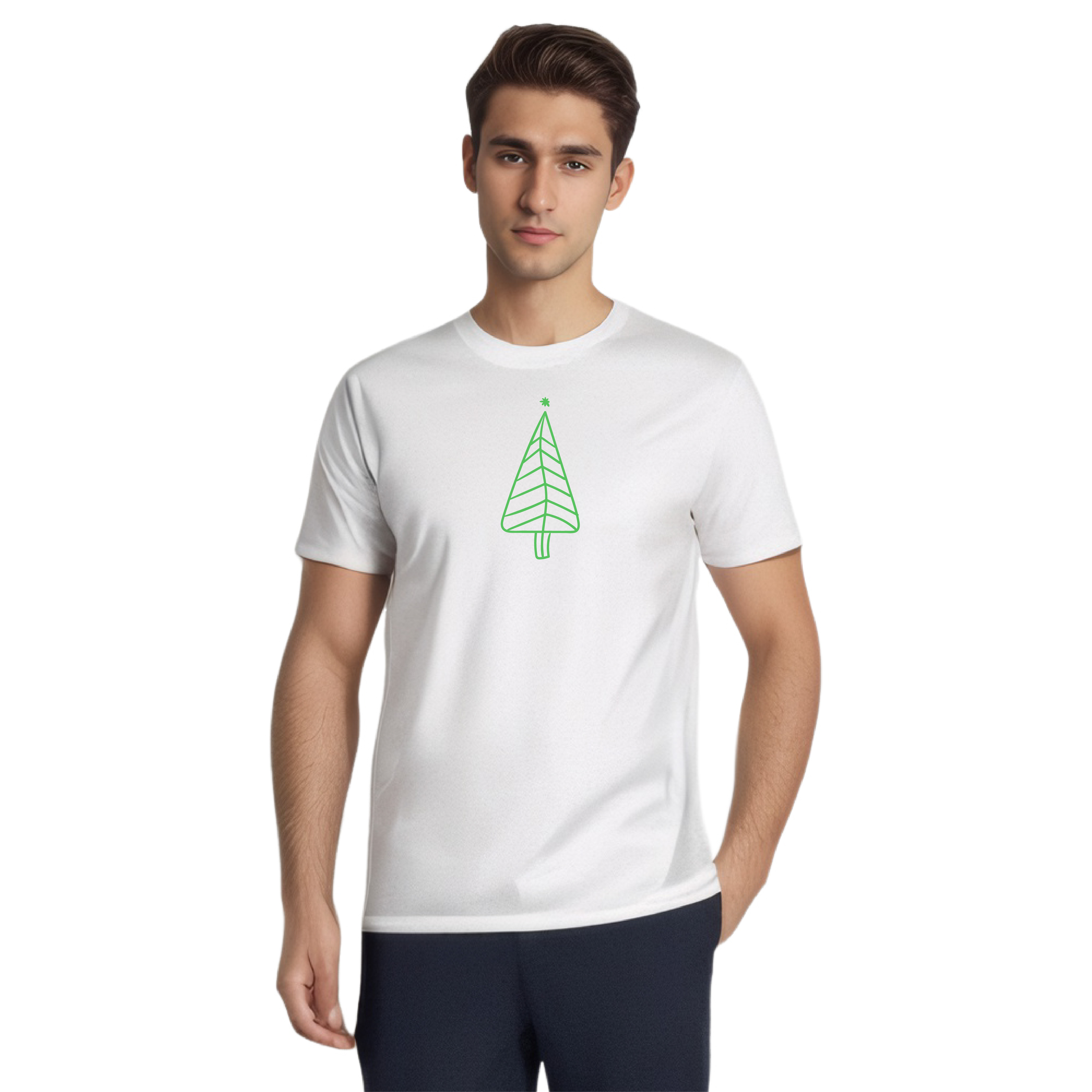 T-shirt Mignon Sapin de Noël Simple Pour Noël VER.2