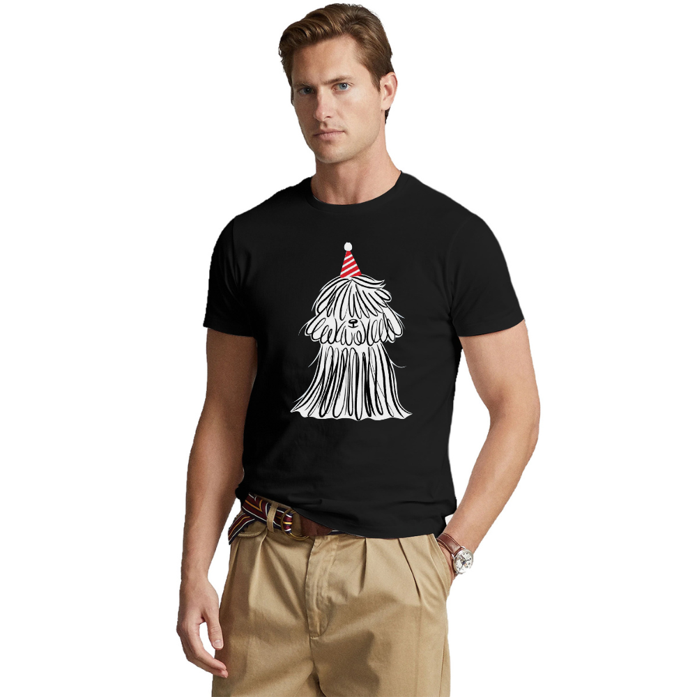 T-shirt Chiot de Noël Mignon