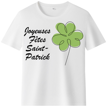 T-shirt Joyeuses Fêtes Saint-Patrick Pour Saint-Patrick Ver.6