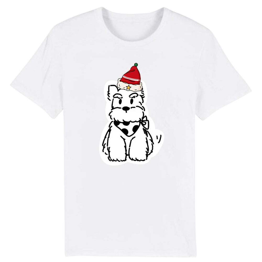T-shirt Chenery avec un Bonnet de Noël pour Noël 