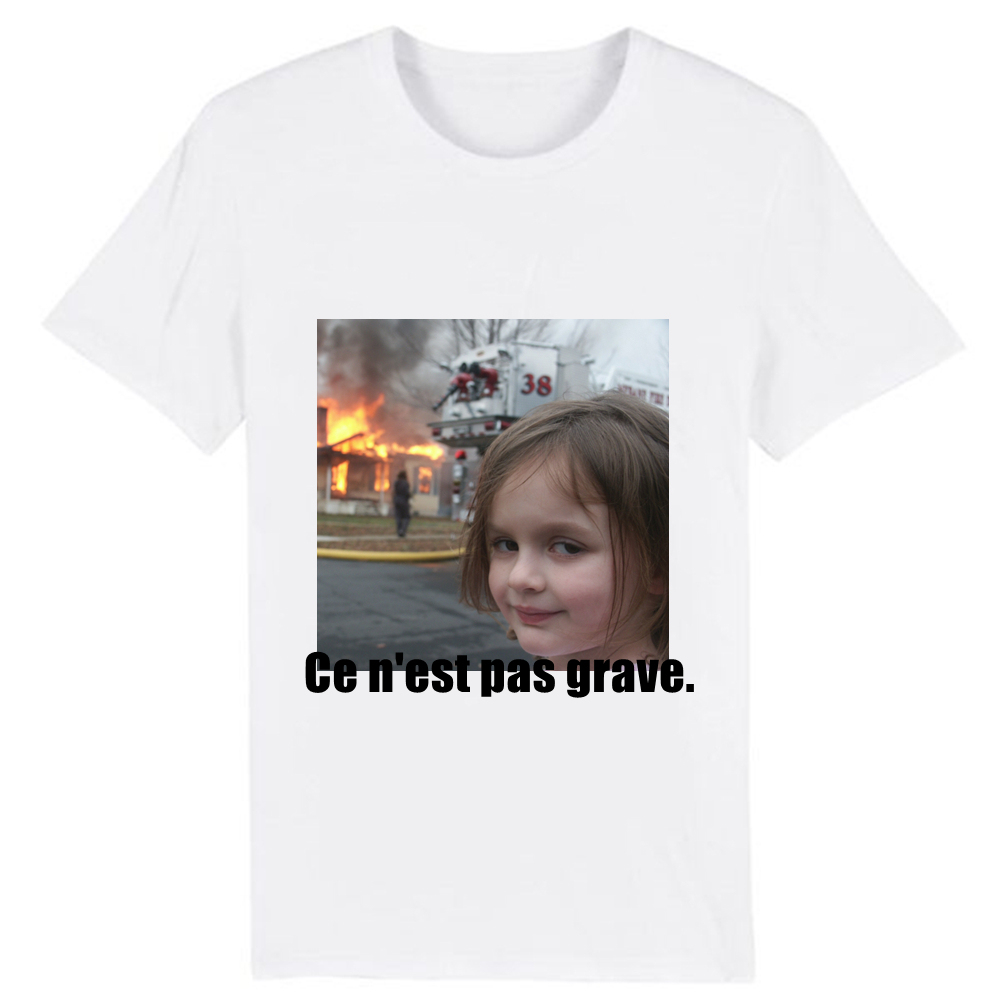 T-shirt Adulte Image Amusante 'Ce n'est pas grave' Costume