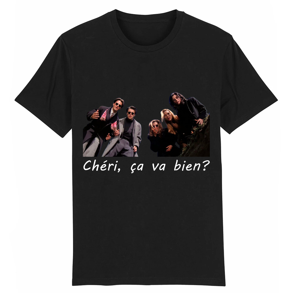 T-shirt Adulte Séries TV Friends 'Chéri, ça va bien' Costume