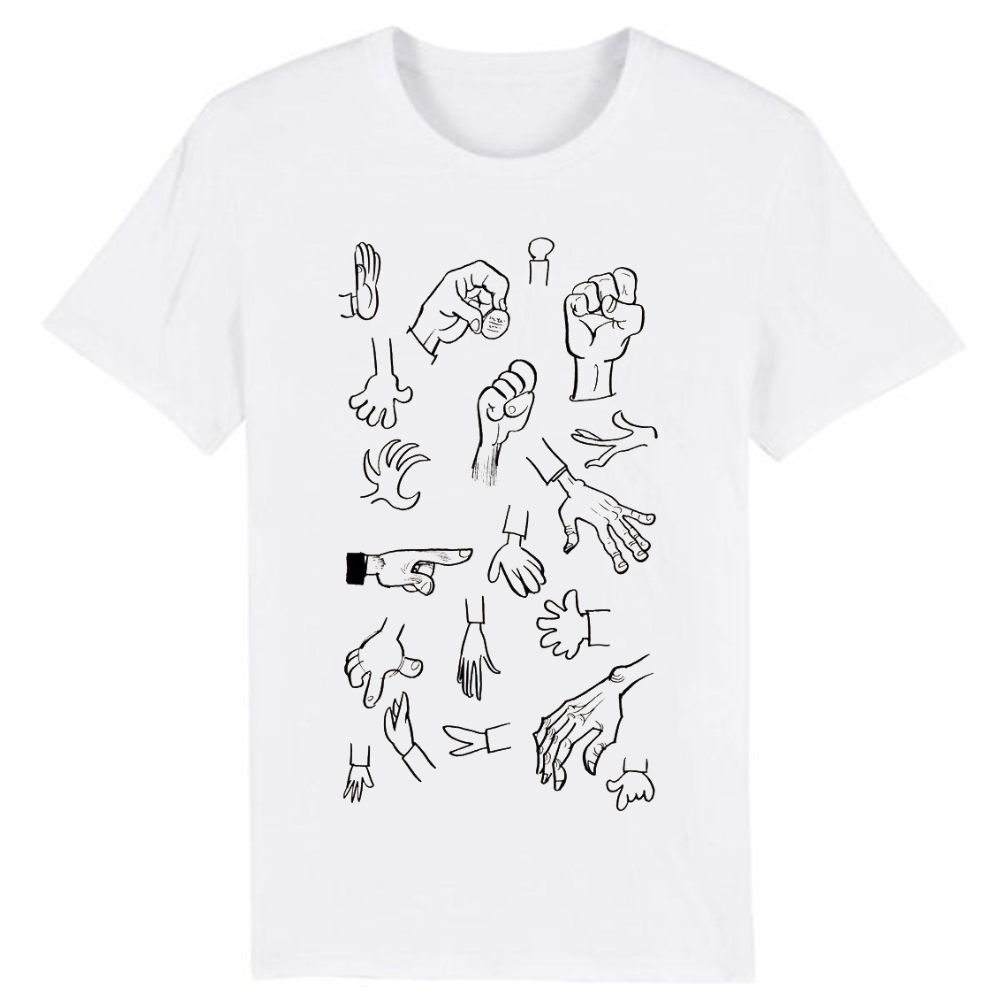 T-shirt Blanc Les Signaux Manuels