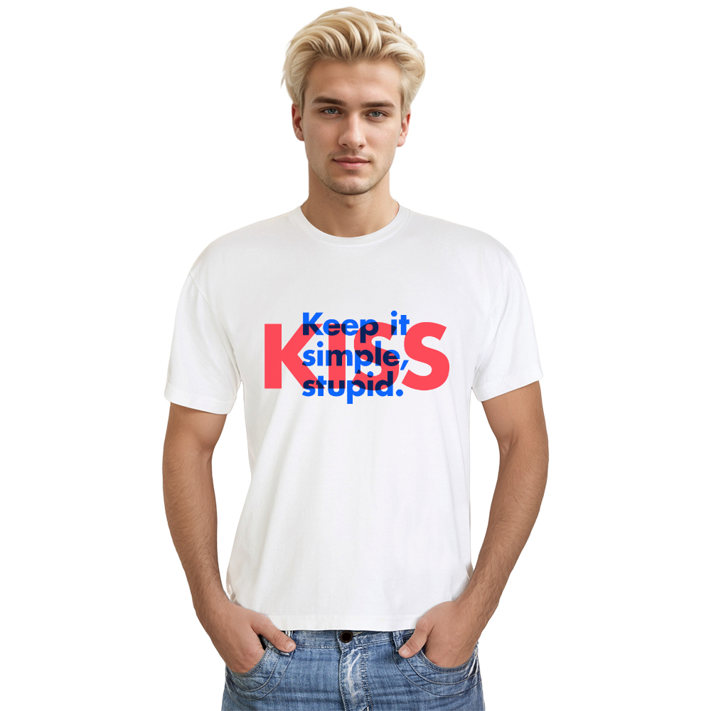 T-shirt 'Keep it. Simple Stupide'