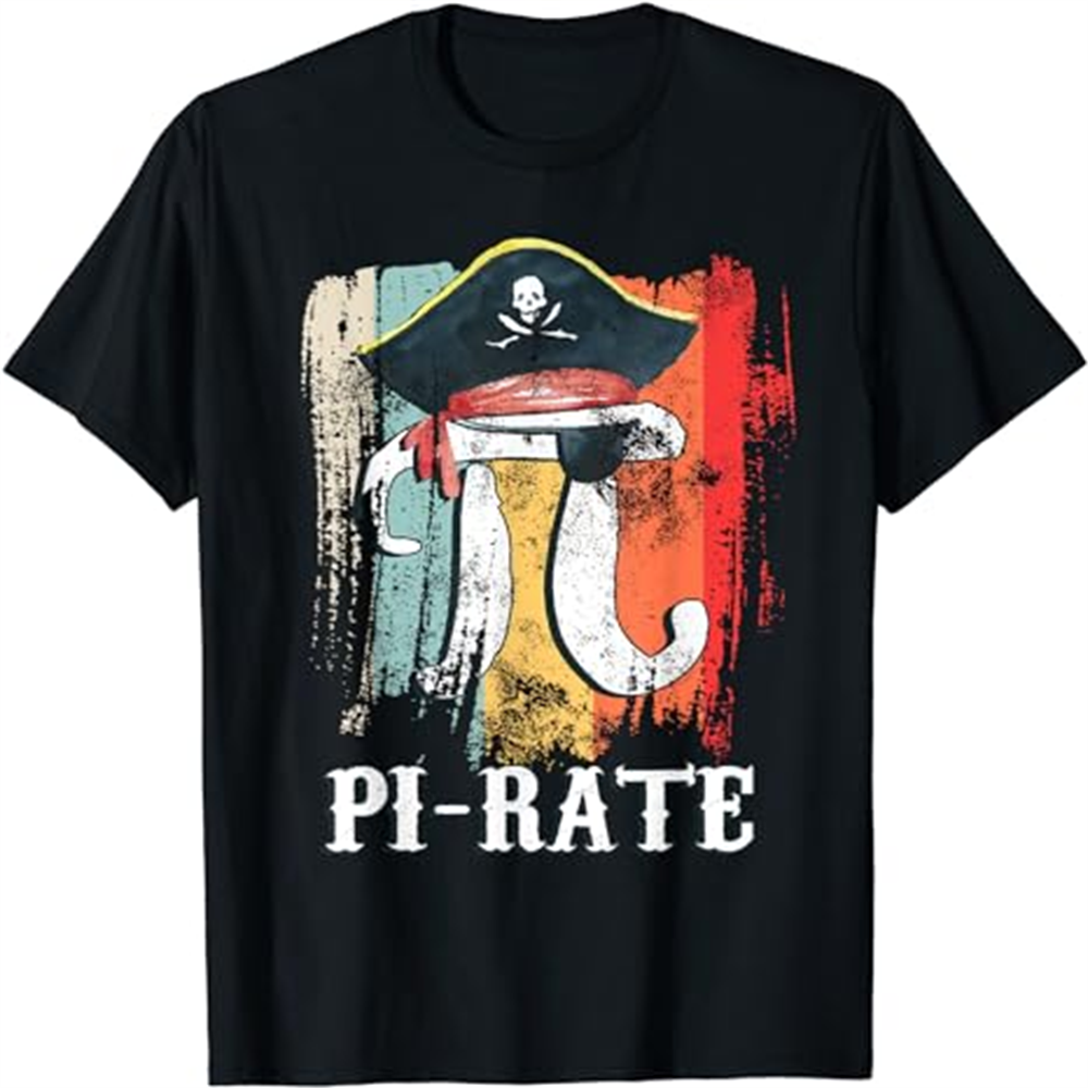 Adult Woman Happy Pirate Black T-shirt Costume