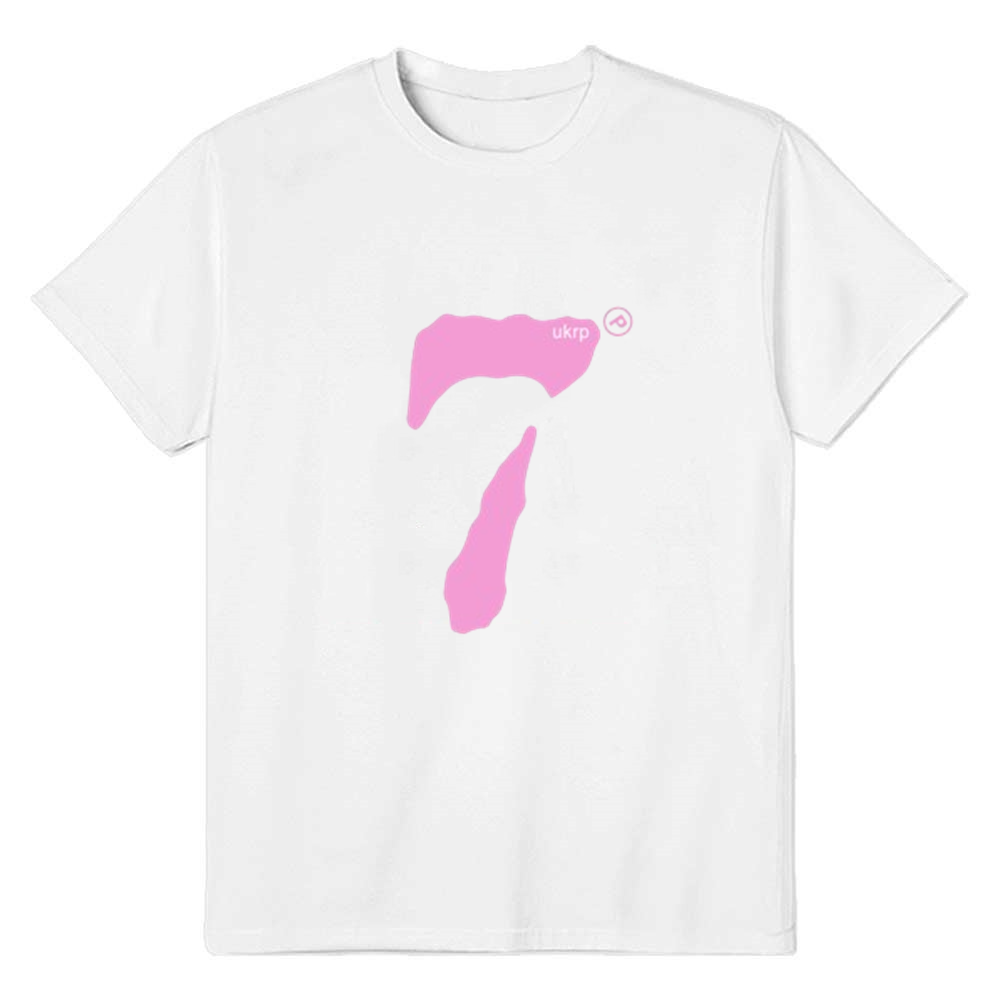 Adult Unisex Star Figure Geometry Pattern White Short Sleeve T-shirt Outfits Top Costume