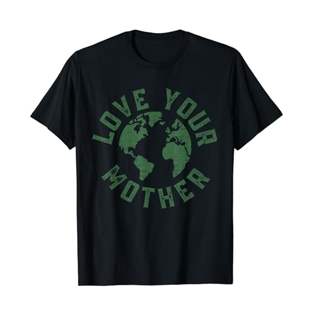 Adult Earth Day Every Day Love Your Mother Planet Environmentalist Nature Lovers Black Short Sleeve T-shirt