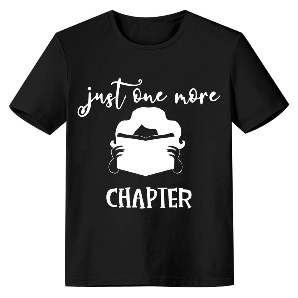 Adult Unisex Just one more World Book Day Black T-shirt