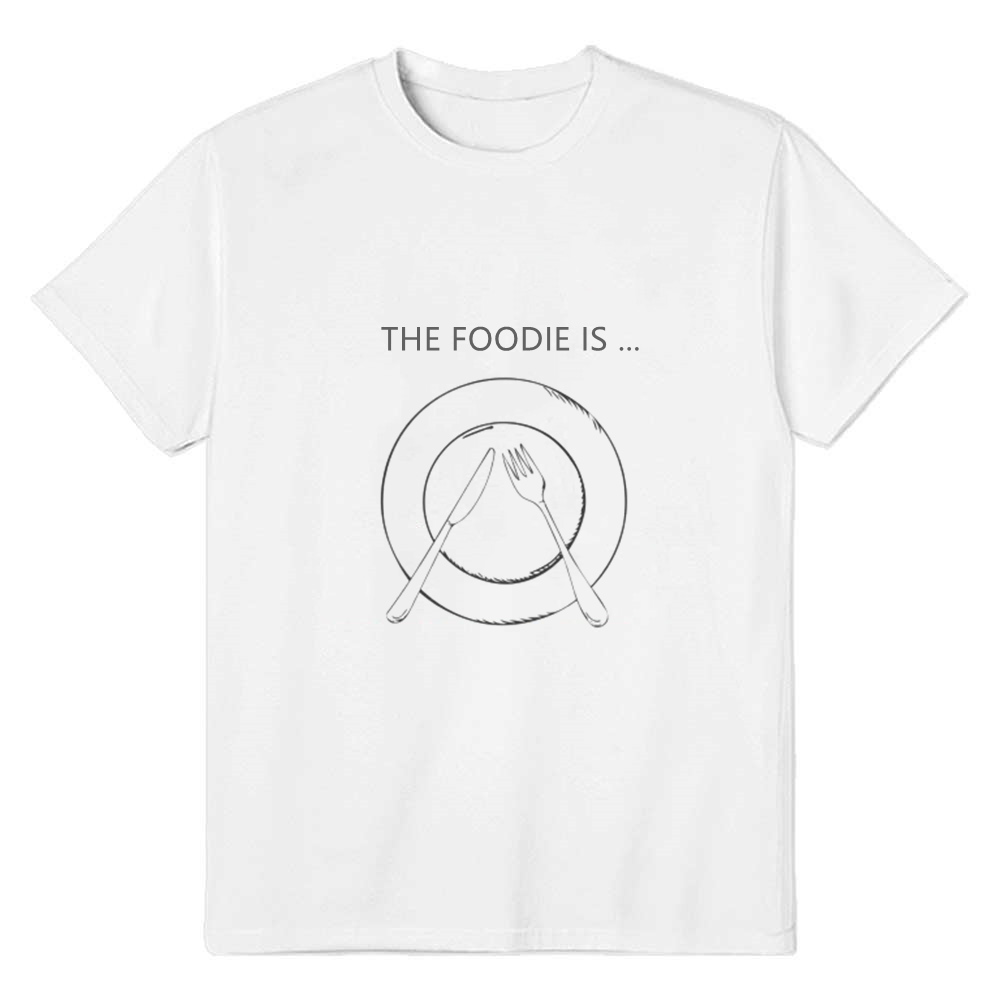 Custom Made Service - WHO IS THE FOODIE Text Customise Service For Costume Orders