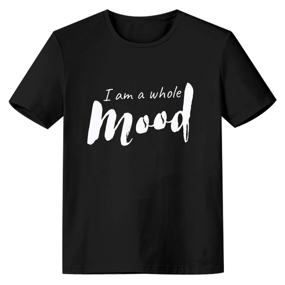 Adult Unisex A Whole Mood Emotion Black T-shirt Costume