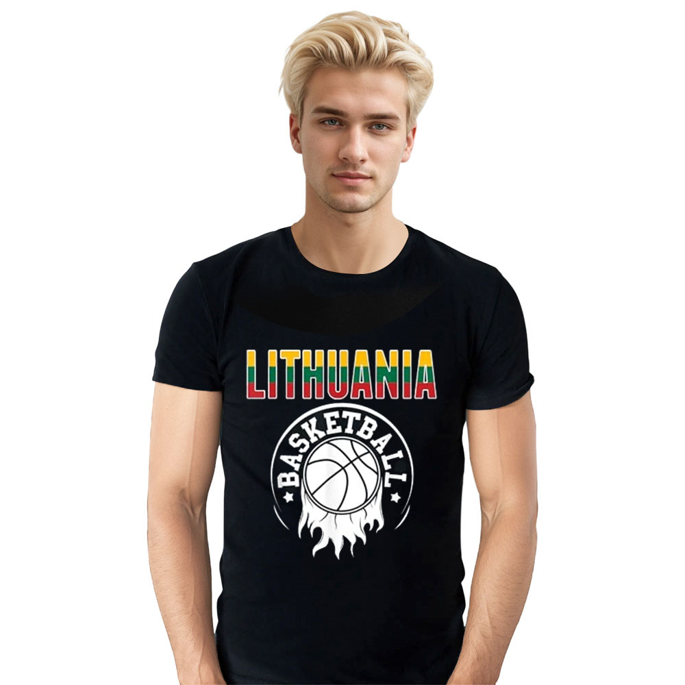 Adult Unisex Basketball Fans Basketball Lover Black T-shirt Costume