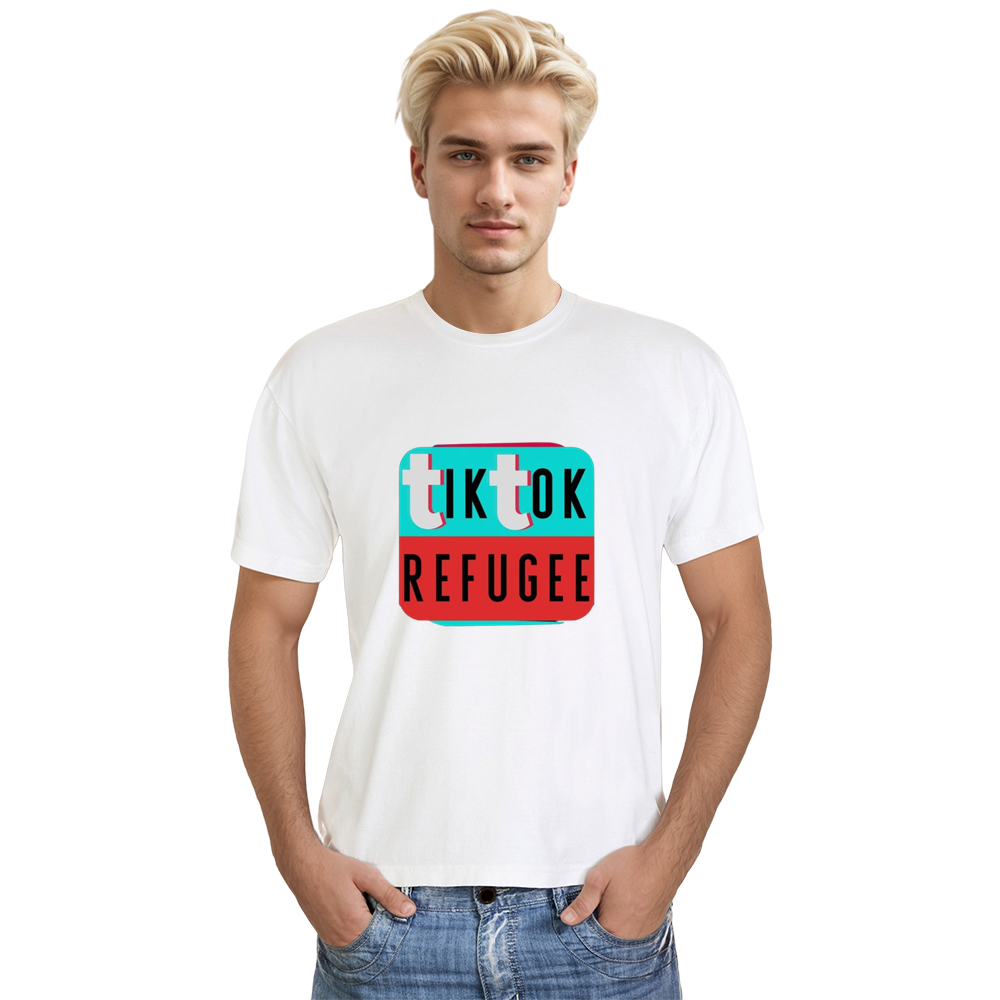 TikTok Refugee Softstyle White T-shirt