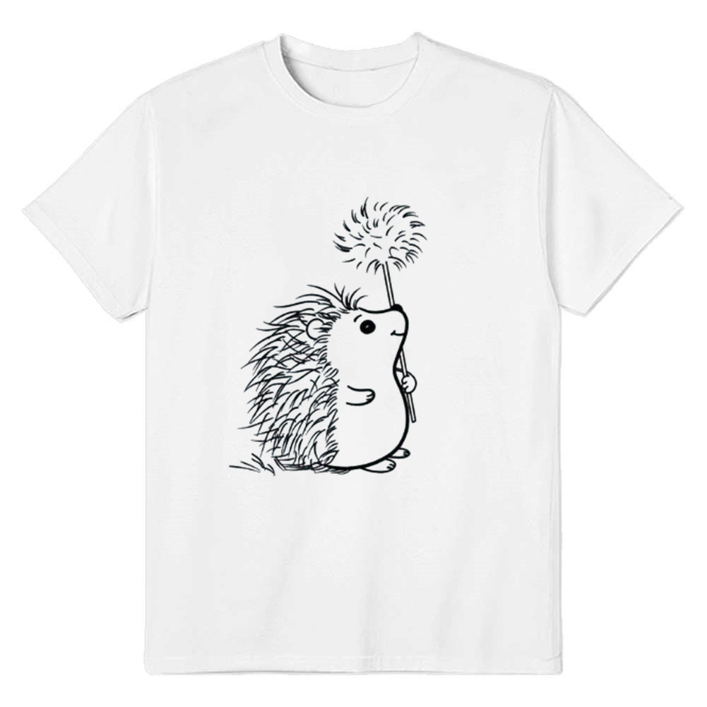 Adult Women Hedgehog Animals White T-shirt Costume