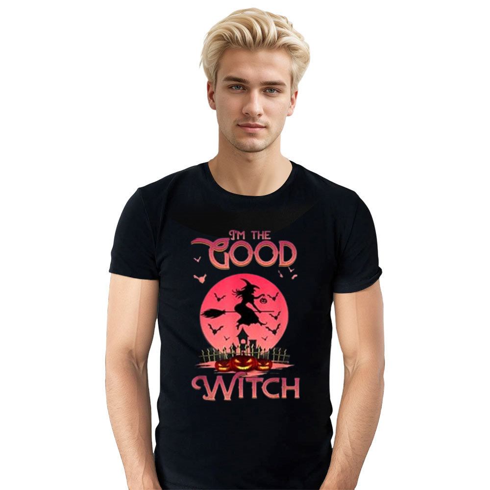 Adult Unisex I'm The Good Witch Halloween Black T-shirt Costume