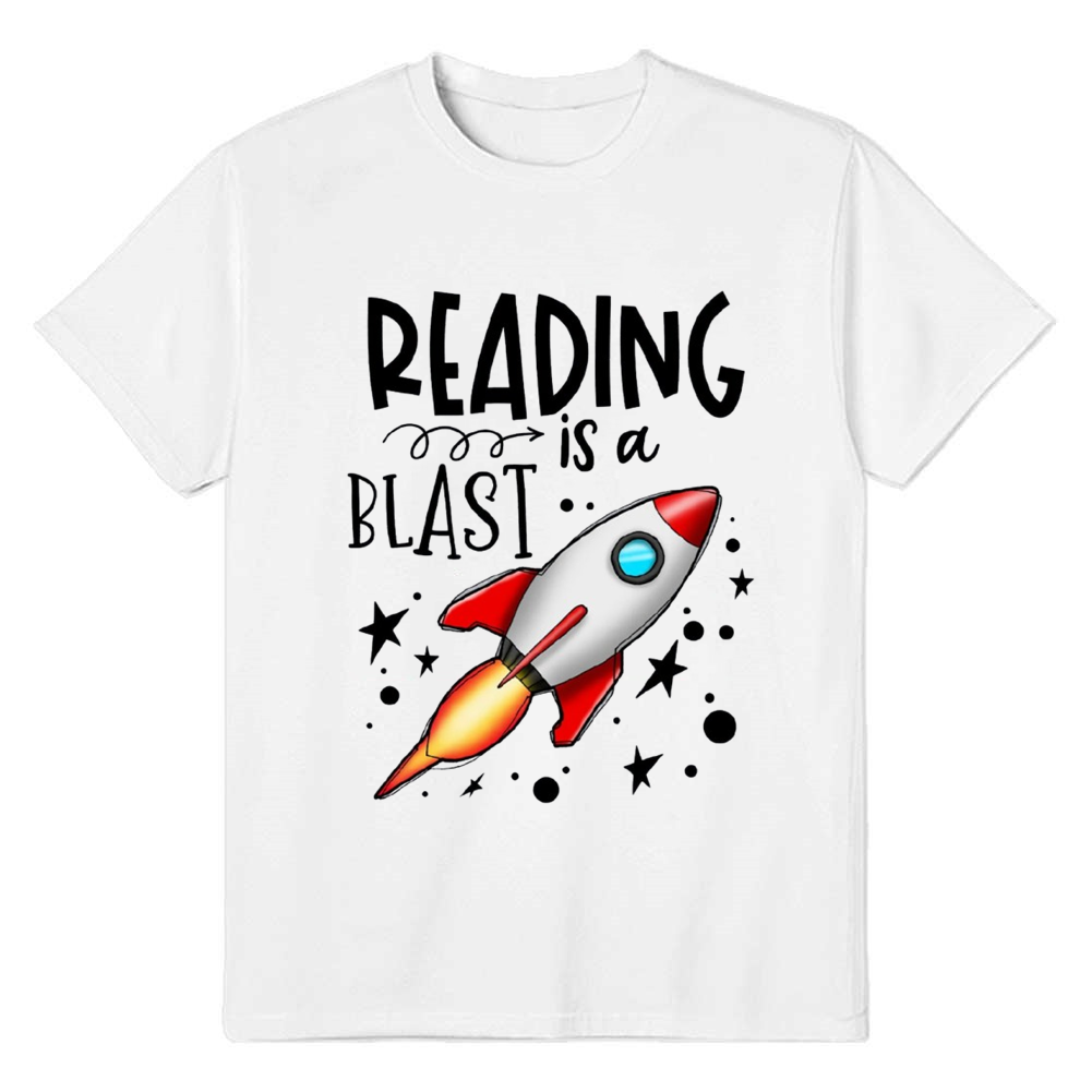 Reading Is A Blast World Book Day White T-shirt