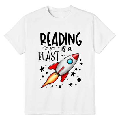 Reading Is A Blast World Book Day White T-shirt