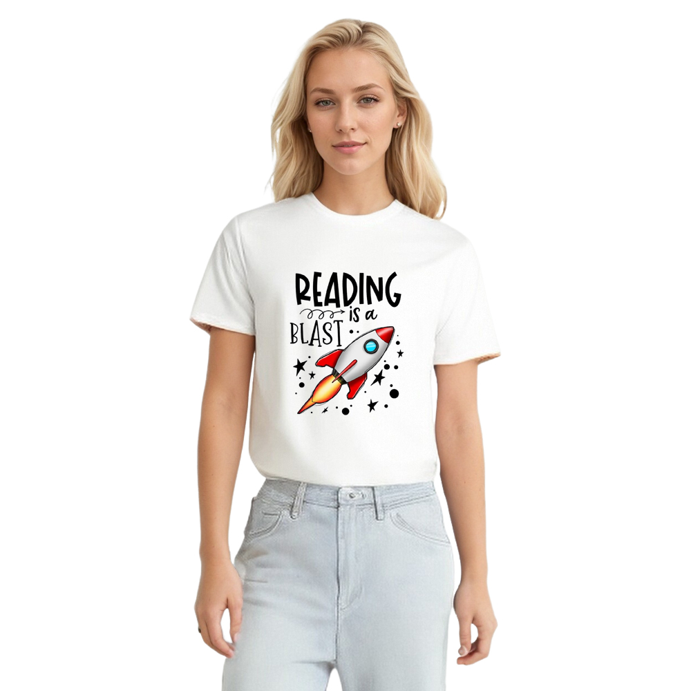 Reading Is A Blast World Book Day White T-shirt