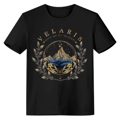 Adult Women Simple Mountain Black T-shirt Costume