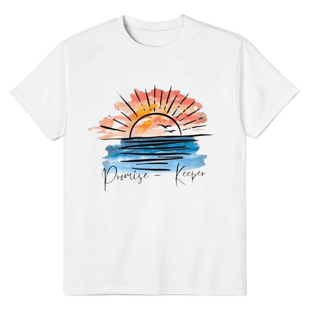 Adult Women Casual Loose Sun White T-shirt Costume