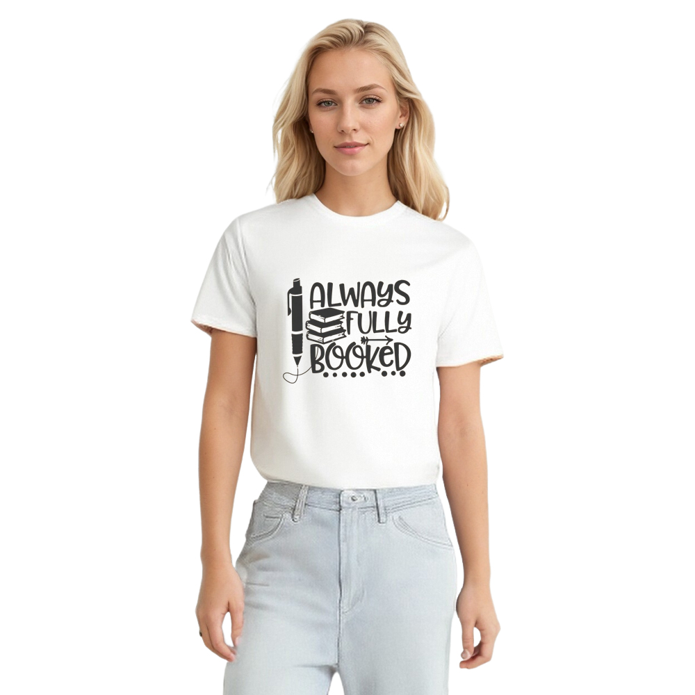 Always Fully Booked World Book Day White T-shirt