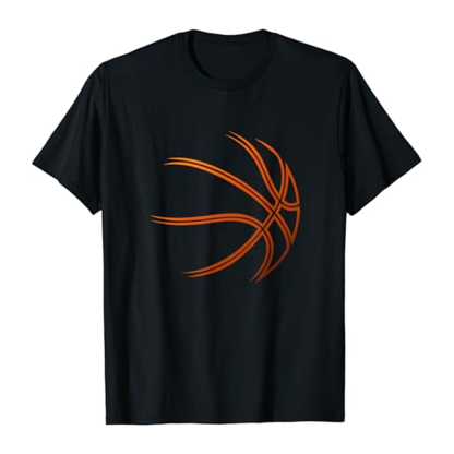 Adult Unisex Basketball Player Basketball Lover Black T-shirt Costume