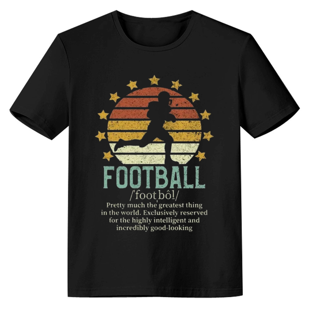 Adult Unisex Funny Football Definition Soccer Lover Black T-shirt Costume