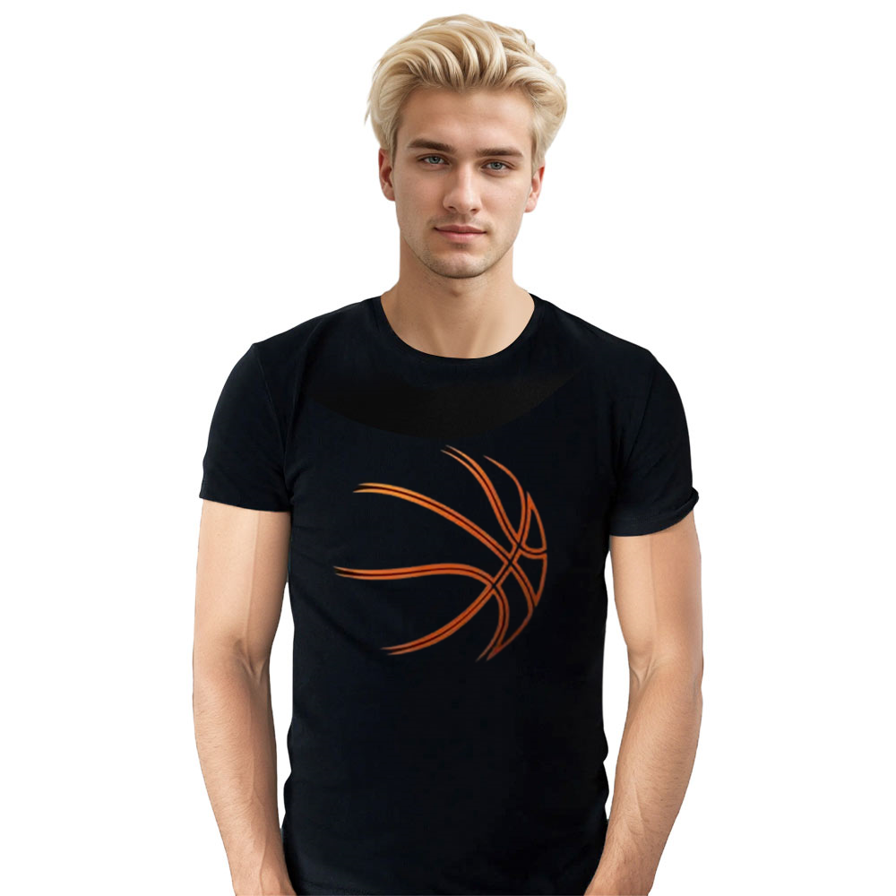 Adult Unisex Basketball Player Basketball Lover Black T-shirt Costume