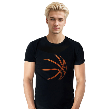 Adult Unisex Basketball Player Basketball Lover Black T-shirt Costume