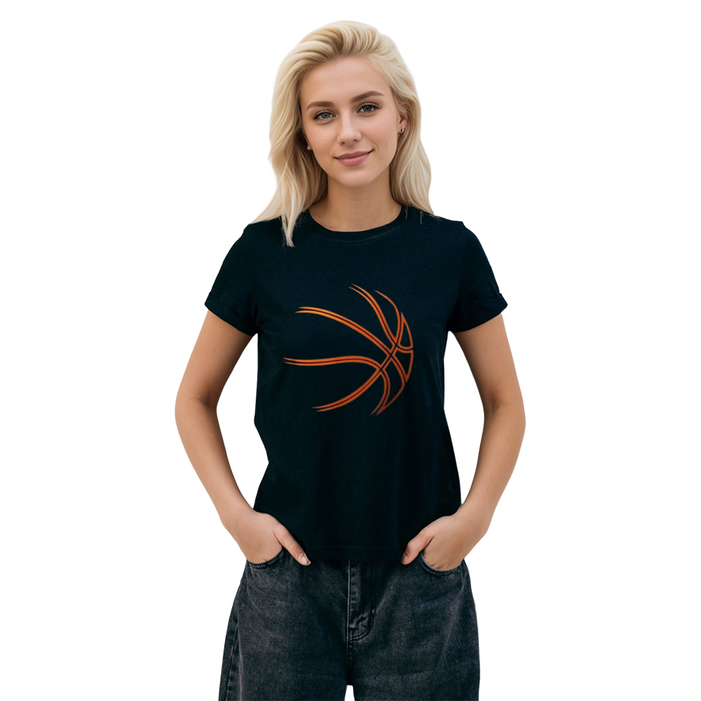 Adult Unisex Basketball Player Basketball Lover Black T-shirt Costume