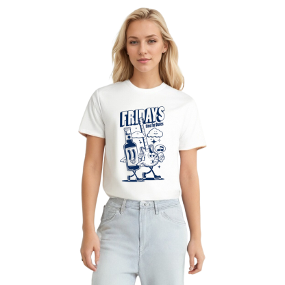 Adult Unisex Guitar White Music Lover T-shirt