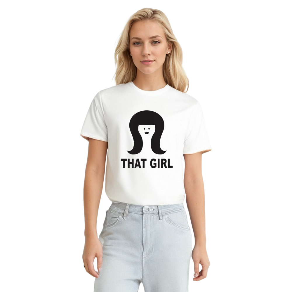 Adult Female That Girls Friends Tee Funny White T-shirt