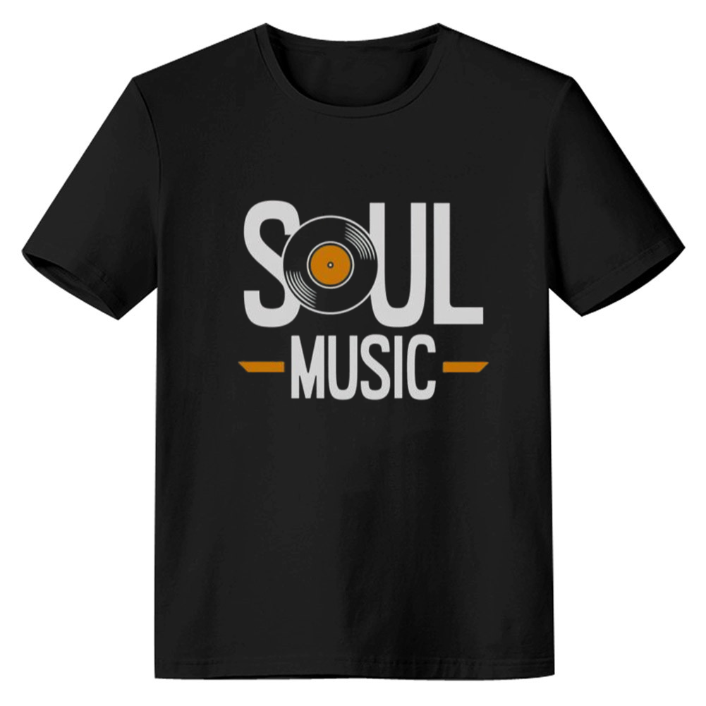 Adult Unisex Soul Music Festival Black T-shirt Costume