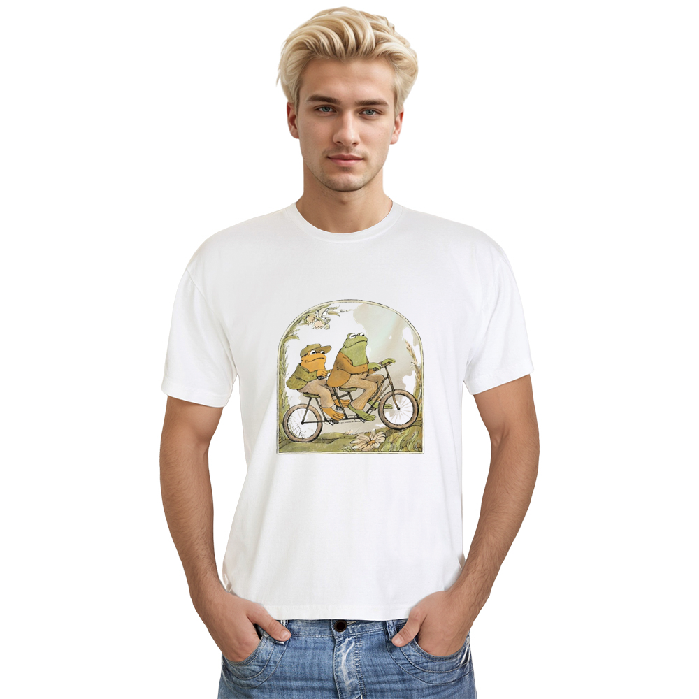 Adult Unisex Cottagecore Frog Animals Lover White T-shirt Costume