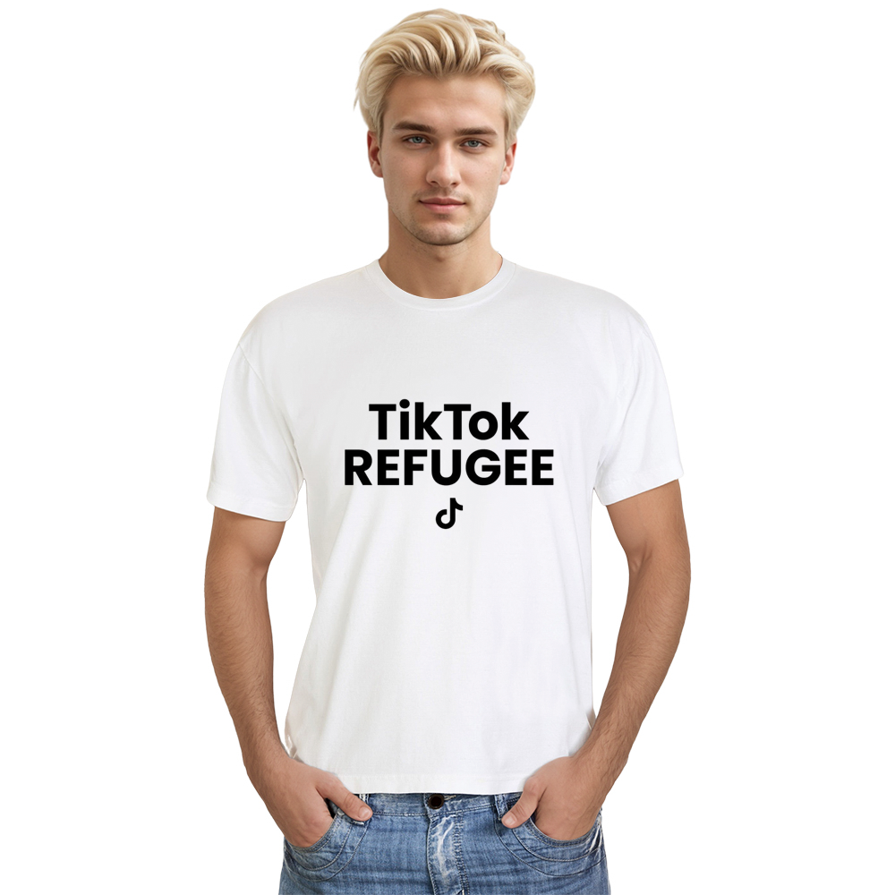 TikTok Refugee Trendy Shirt TikTok Lover White T-shirt
