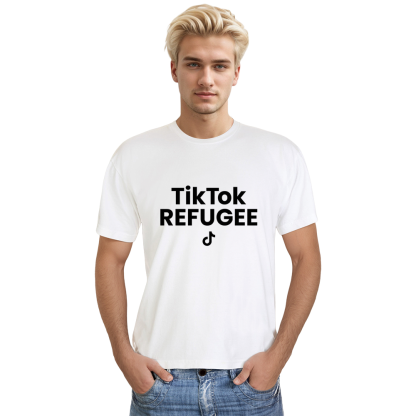 TikTok Refugee Trendy Shirt TikTok Lover White T-shirt