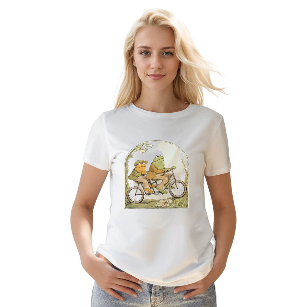 Adult Unisex Cottagecore Frog Animals Lover White T-shirt Costume