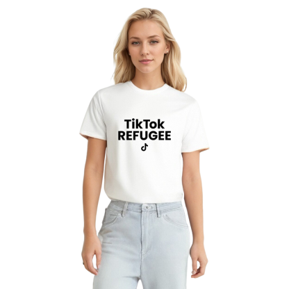 TikTok Refugee Trendy Shirt TikTok Lover White T-shirt