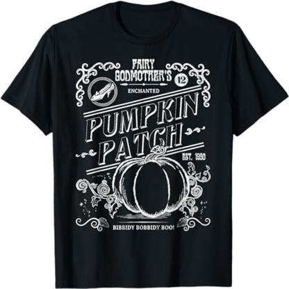 Adult Unisex Pumpkin Halloween Black T-shirt Costume