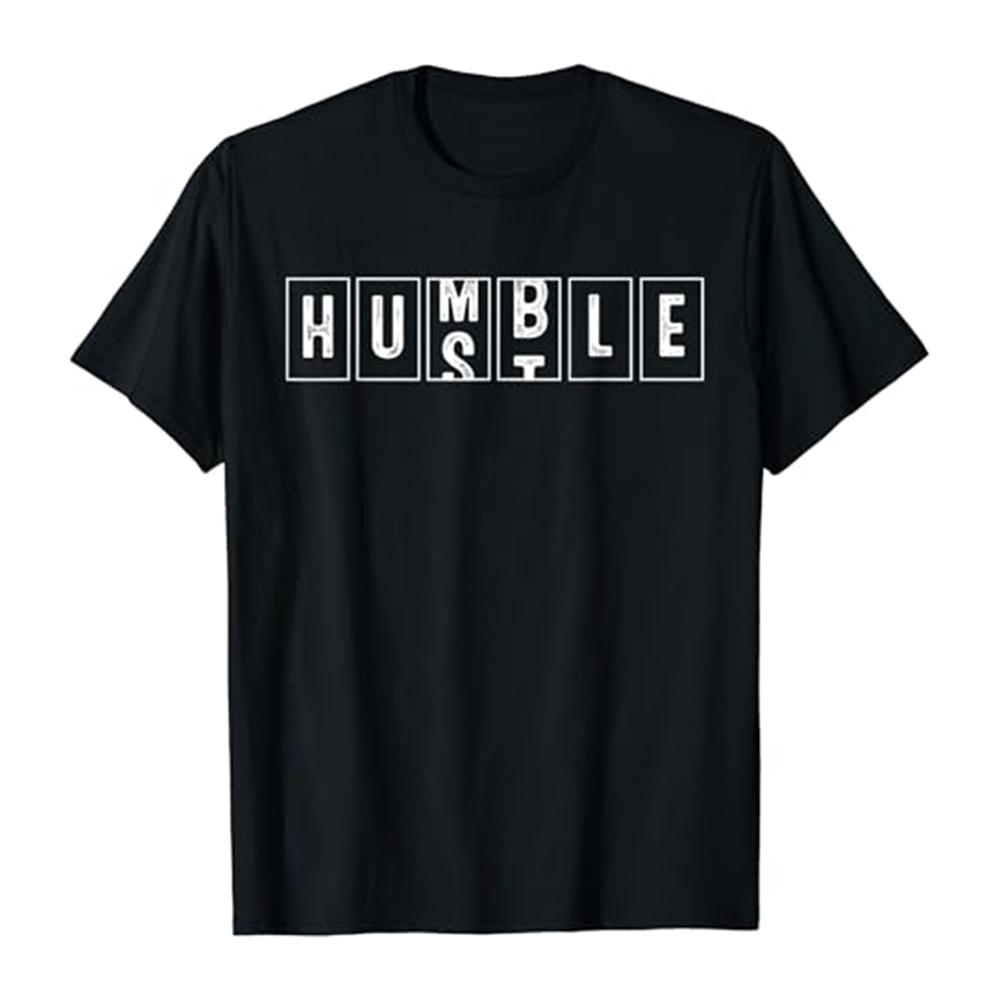 Adult Unisex Funny Hustle Music Festival Black T-shirt Costume