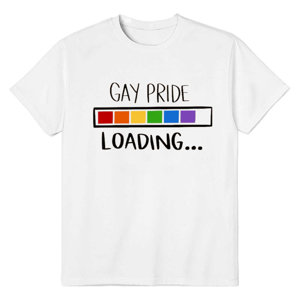 Adult Unisex Gay Pride Month White T-shirt Costume