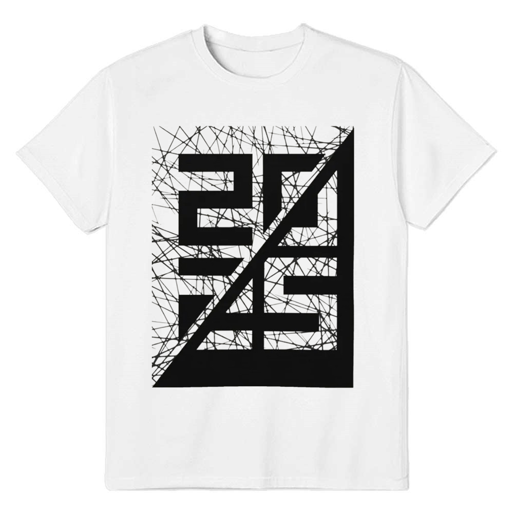 Adult Unisex 2025 New Year Graphic White Festival T-shirt